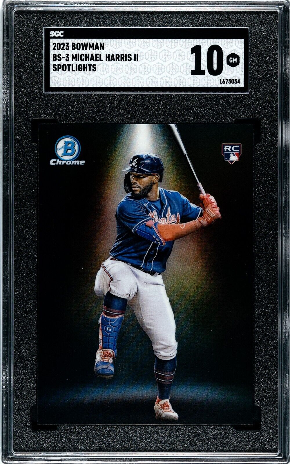 2023 Bowman Chrome Michael Harris II Spotlights Braves Rookie RC #BS-3 –  Cards, Comics and Collectibles