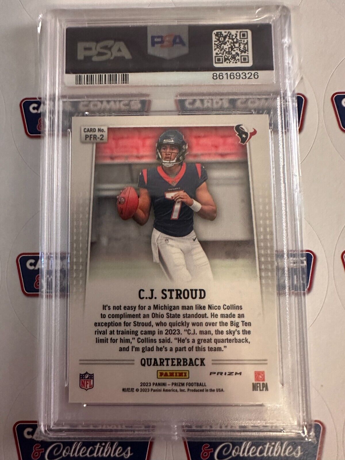 2023 Prizm Flashback Rookie SP CJ Stroud PSA 10