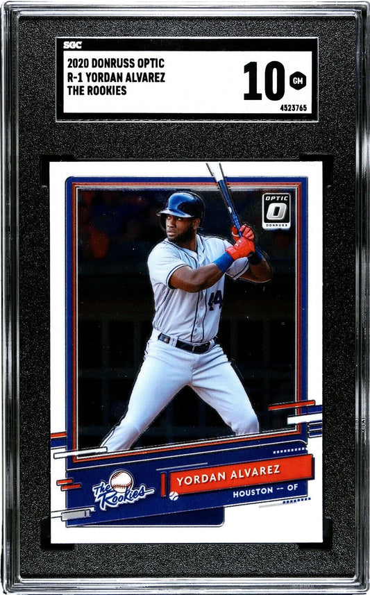 2020 Donruss Optic Rated Rookie Yordan Alvarez GSA 10GM