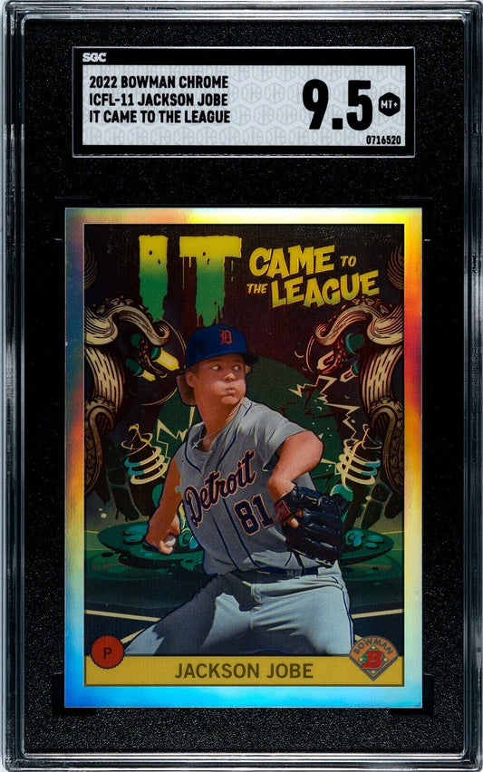 2022 Bowman Chr. Jackson Jobe It Came Into the League ICFL-11 SGC 9.5