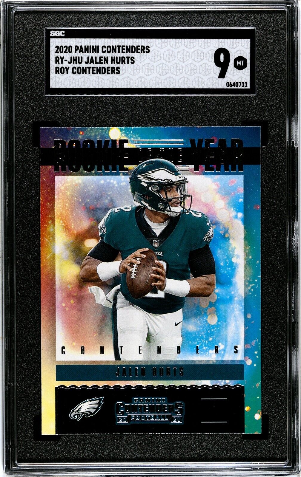 2020 Panini Contenders RY-Jalen Hurts ROY CONTENDER SGC 9.5MT+