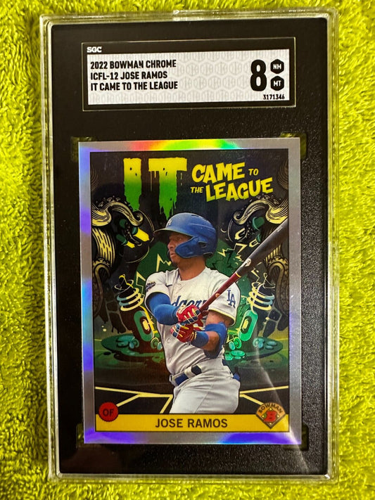 2022 Boman Chrome ICFL-12 Jose Ramos Refractor SGC 8