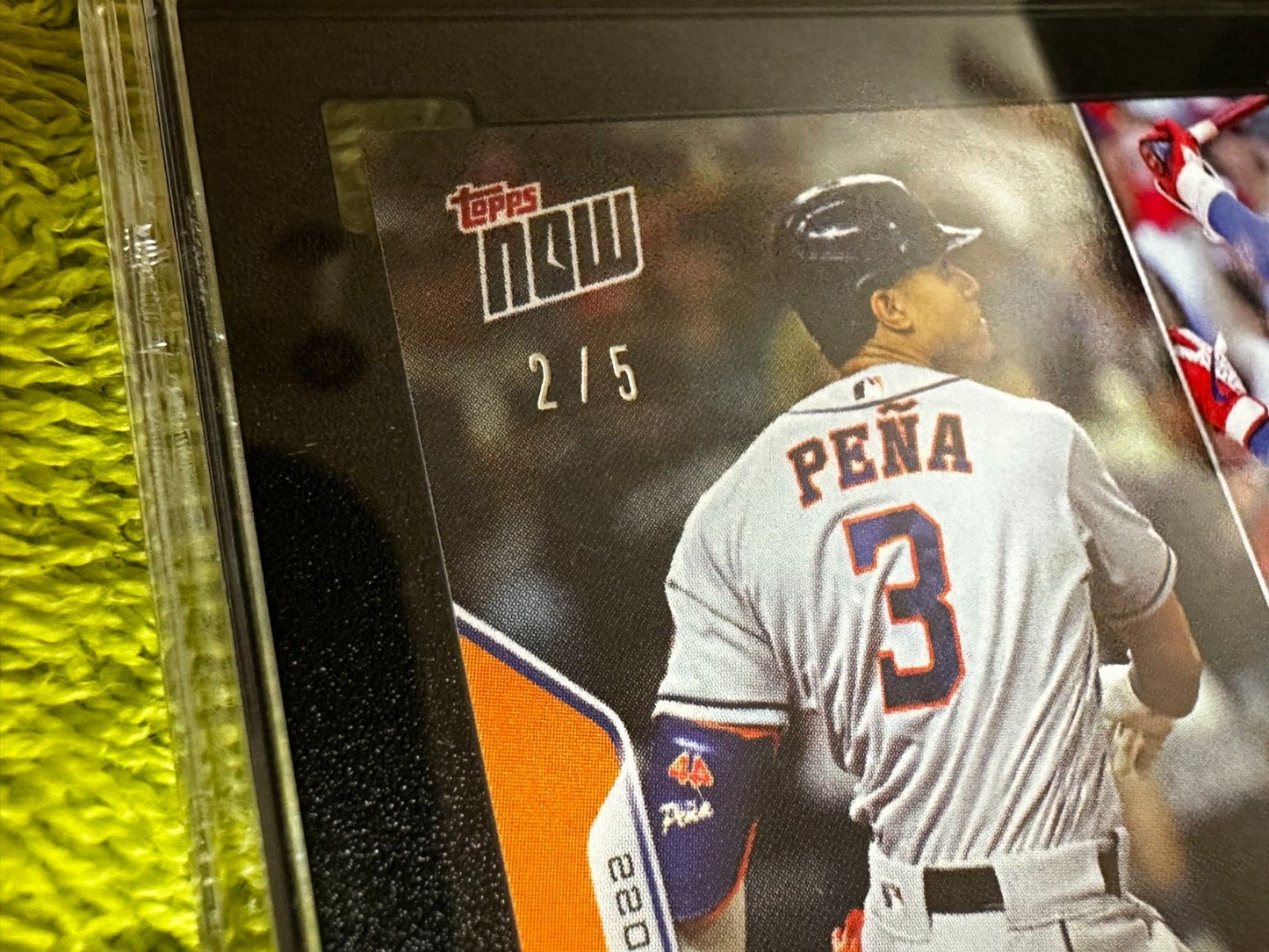 2022 TOPPS NOW WSM-4 World Series Matchup Jeremy Pena/Bryson Stott 2/5 SGC 10GM