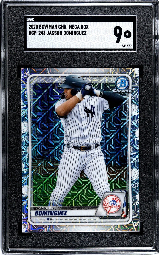 2020 Bowman Chrome Jasson Dominguez BCP-243 Refractor SGC 9MT