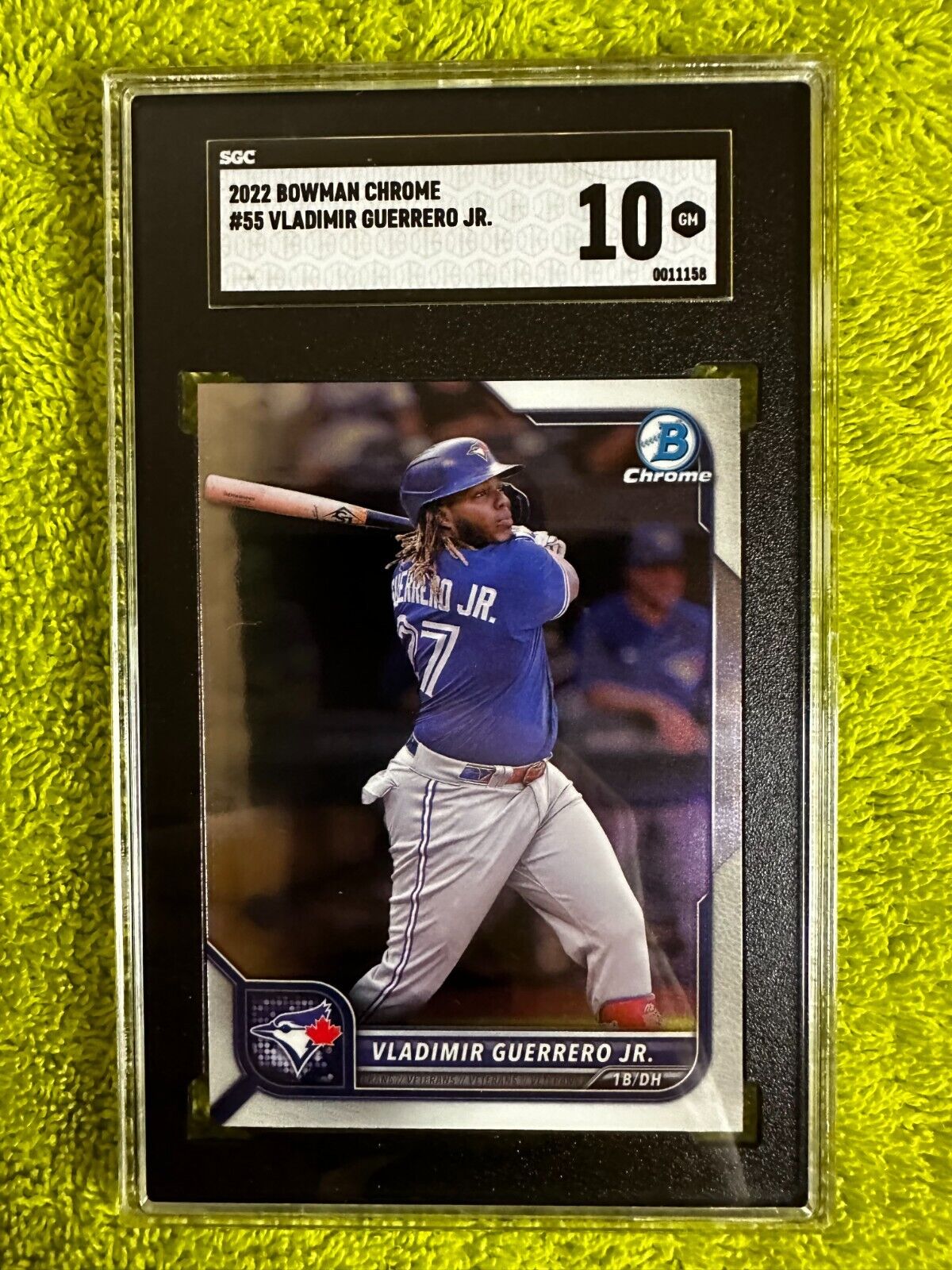 2022 Bowman Chrome Vladimir Guerrero Jr. SGC 10