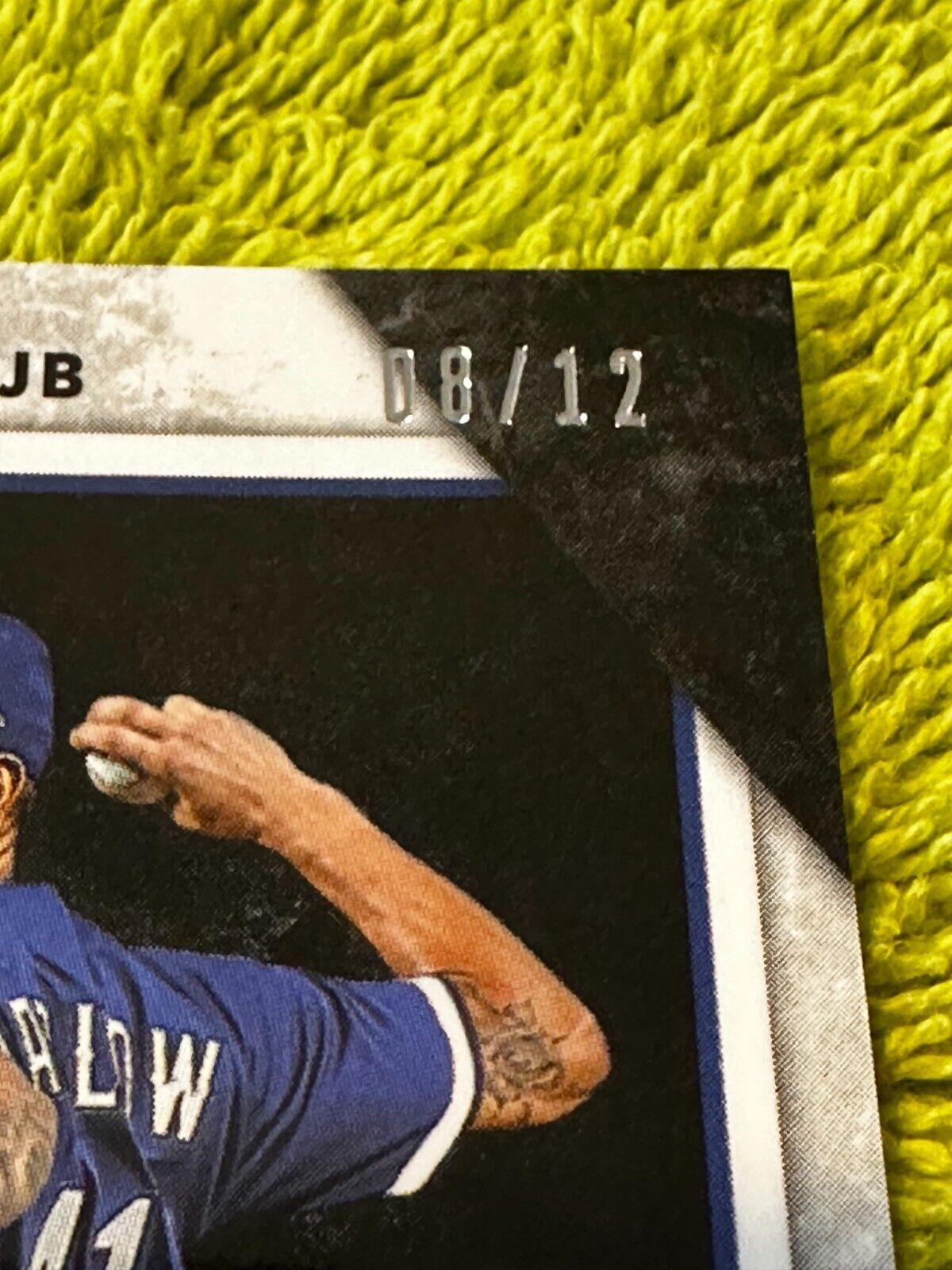 2022 Donruss Optics FOTL Elite Series Pandora Prizm Joe Barlow Auto 8/12