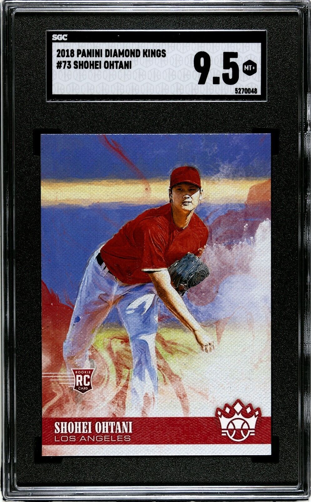 2018 Panini Diamond King Shohei Ohtani #73 Rookie RC MLB LA Angels GSA 9.5