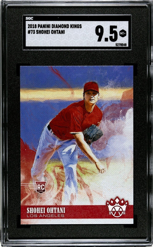 2018 Panini Diamond King Shohei Ohtani #73 Rookie RC MLB LA Angels GSA 9.5