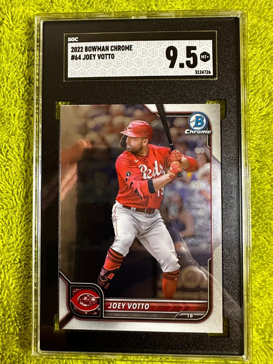 2022 Bowman Chrome #64 Joey Votto SGC 9.5
