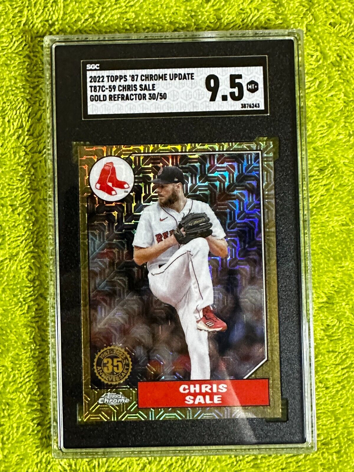 2022 Topps Update T87C-59 Chris Sale 30/50 Refractor Boston Redsox